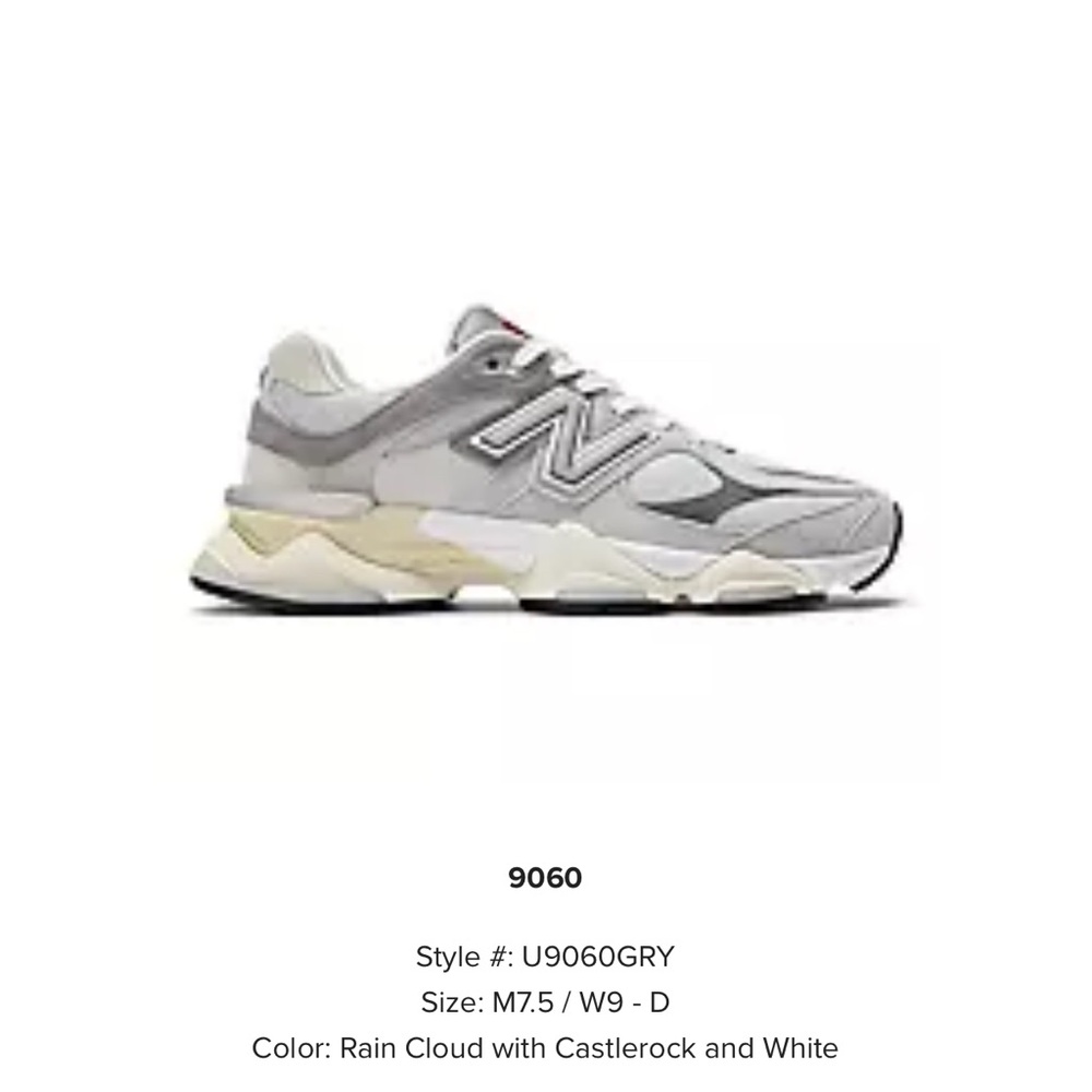 New Balance 9060 Rain Cloud - Picture 7 of 7